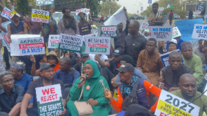 BREAKING: Protesters Occupy National Assembly Over E-Transmission of Election Results