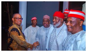 Fresh 2027 Political Earthquake As Obi, Dickson Meet Kwankwaso In Abuja Ahead Of NDC Convention