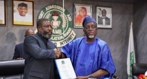 New JAMB Registrar Segun Aina Pledges to Safeguard Board’s Integrity as Oloyede Ends Historic 10-Year Tenure