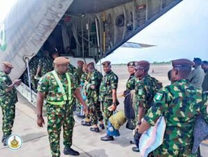 NAF Deploys 198 Troops to The Gambia for ECOWAS Peacekeeping Mission