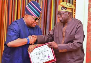 Tinubu Holds Closed-Door Meeting With Adeleke Days After Osun Election