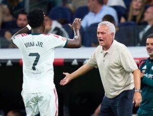 Mourinho Backs Vinicius Jr, Says Real Madrid Star’s Best Version Will Return With Goals