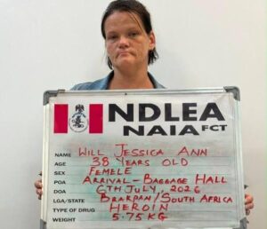 South African Woman Sentenced Over 5.75kg Heroin Importation